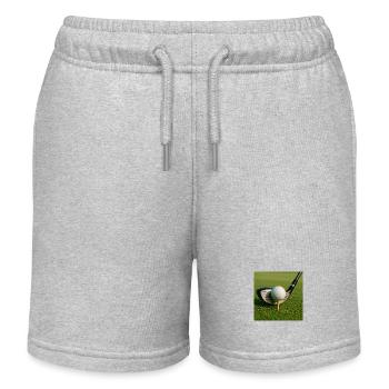 Sports - Golf, club et balle - Short de jogging enfant bio Stanley/Stella - gris chiné - Devant