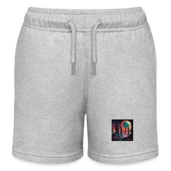 1751541452878 - Kinder Organic Joggingshorts Mini Bolter von Stanley/Stella - Grau meliert - Vorne