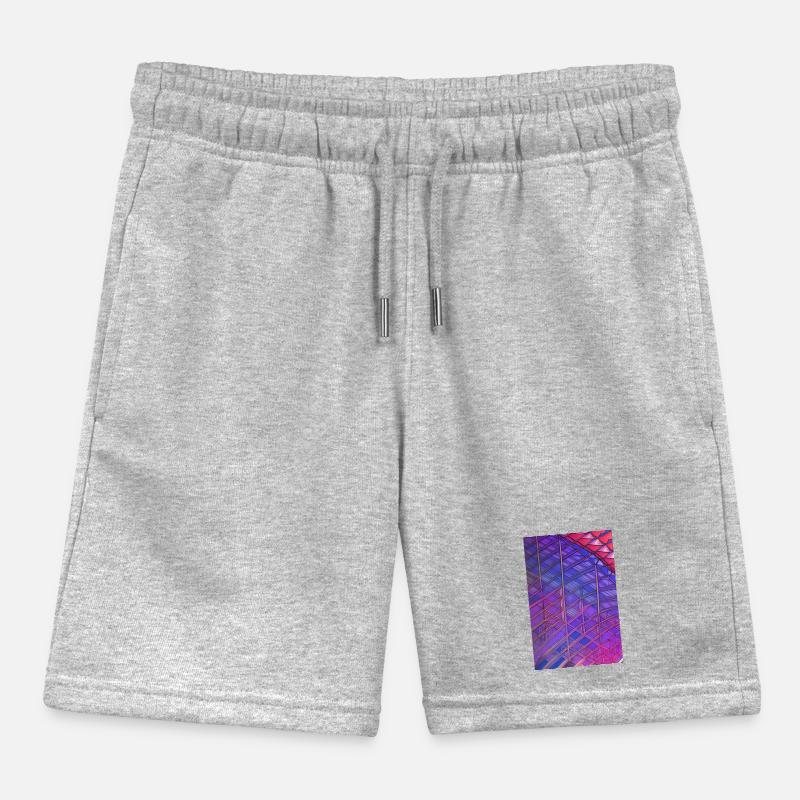 Shapes and patterns Kids Organic Sweat Shorts by Stanley/Stella