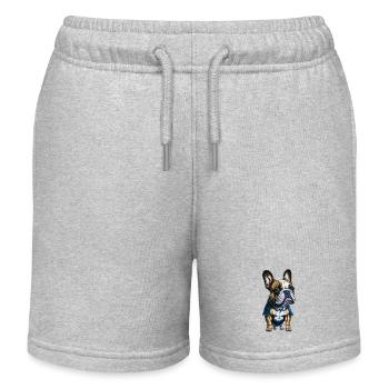 bouledogue français - Short de jogging enfant bio Stanley/Stella - gris chiné - Devant