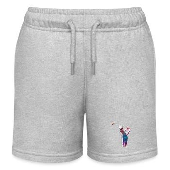 Sport-Golfer - Kinder Organic Joggingshorts Mini Bolter von Stanley/Stella - Grau meliert - Vorne