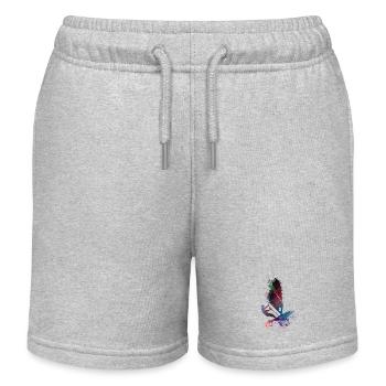 Surfer sport #surfer #sport - Kids Organic Sweat Shorts by Stanley/Stella - heather grey - Front