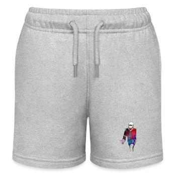 Lacrosse Sport Kunst #lacrosse #sport - Kinder Organic Joggingshorts Mini Bolter von Stanley/Stella - Grau meliert - Vorne