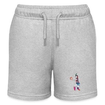 Volleyballsport #volleyball - Kinder Organic Joggingshorts Mini Bolter von Stanley/Stella - Grau meliert - Vorne