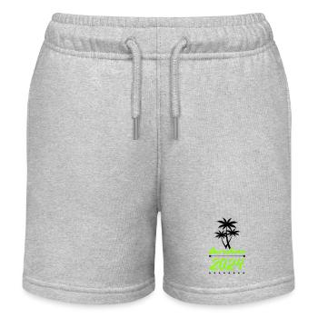 barcelona 2024 - Kinder Organic Joggingshorts Mini Bolter von Stanley/Stella - Grau meliert - Vorne