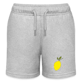 lemon - Kids Organic Sweat Shorts by Stanley/Stella - heather grey - Front