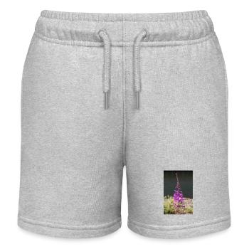 Weidenröschen auch Weidenröschen auch Rosenlorbeer-Weidenröschen - Kinder Organic Joggingshorts Mini Bolter von Stanley/Stella - Grau meliert - Vorne