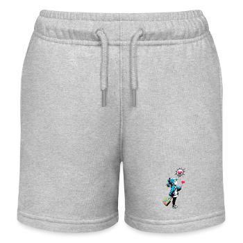 Streetart Mädchen 23244 - Kinder Organic Joggingshorts Mini Bolter von Stanley/Stella - Grau meliert - Vorne