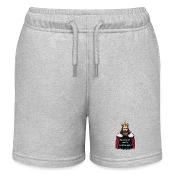 Très grand lit 65167 - Short de jogging enfant bio Stanley/Stella - gris chiné - Devant