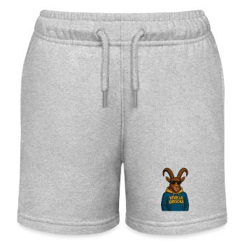 Viva la Grischa Capricorn - Kids Organic Sweat Shorts by Stanley/Stella - heather grey - Front