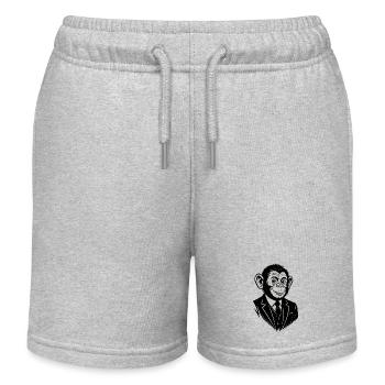 Ape – Ego – Eco - Kids Organic Sweat Shorts by Stanley/Stella - heather grey - Front