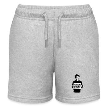 Le racisme craint - Short de jogging enfant bio Stanley/Stella - gris chiné - Devant