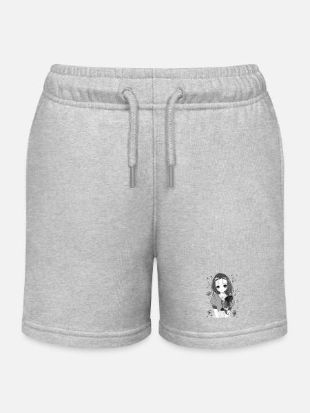manga - Short de jogging enfant bio Stanley/Stella - gris chiné