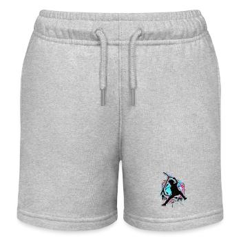 Stunt Scooter coloré - Scooter de cascade coloré - Short de jogging enfant bio Stanley/Stella - gris chiné - Devant