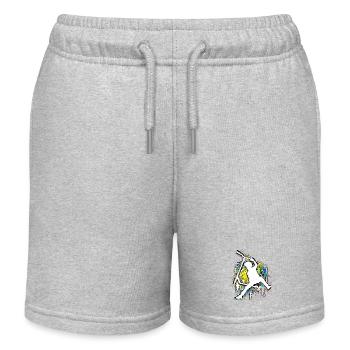Scooter coloré - Kickscooter - Stunt Scooter - Short de jogging enfant bio Stanley/Stella - gris chiné - Devant