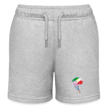 Tennis ITA - Kids Organic Sweat Shorts by Stanley/Stella - heather grey - Front