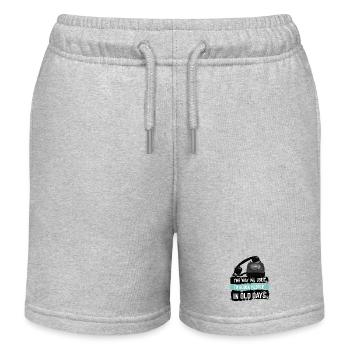 So haben wir früher Leute blockiert - Kinder Organic Joggingshorts Mini Bolter von Stanley/Stella - Grau meliert - Vorne