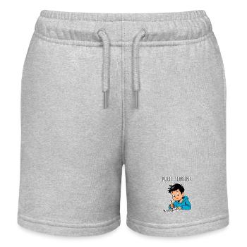 Stylo à bille - quelqu’un qui écrit au stylo à bille - Short de jogging enfant bio Stanley/Stella - gris chiné - Devant