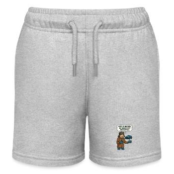 Make car so I do so but accident - Kids Organic Sweat Shorts by Stanley/Stella - heather grey - Front