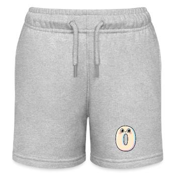 Zero Kawaii Souriant - Short de jogging enfant bio Stanley/Stella - gris chiné - Devant