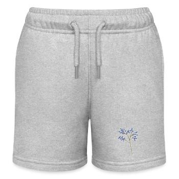 Lavande de mer - Short de jogging enfant bio Stanley/Stella - gris chiné - Devant