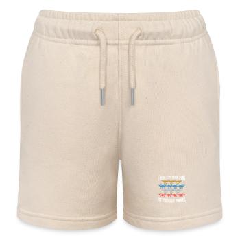 Quadcopter FPV Drone Copter Pilot RC Flyer - Kids Organic Sweat Shorts by Stanley/Stella - soft Ecru - Front