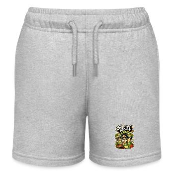 Summer Roll Crew Vietnamese Street Food Design - Kinder Organic Joggingshorts Mini Bolter von Stanley/Stella - Grau meliert - Vorne
