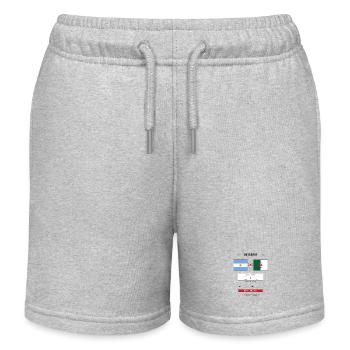 Argentina vs Algeria Football Score Card - Short de jogging enfant bio Stanley/Stella - gris chiné - Devant