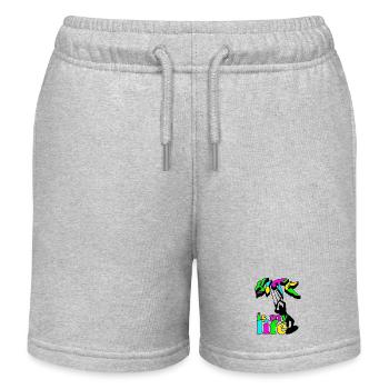 Kite Surfing is my Life Kiteboarding, Kitesurfer - Kinder Organic Joggingshorts Mini Bolter von Stanley/Stella - Grau meliert - Vorne