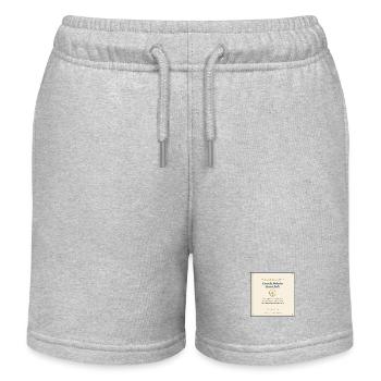 Couch Potato Running Club - Kids Organic Sweat Shorts by Stanley/Stella - heather grey - Front