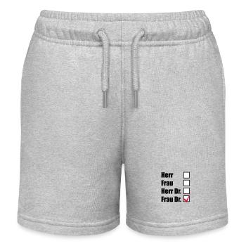 Frau Doktor - Kinder Organic Joggingshorts Mini Bolter von Stanley/Stella - Grau meliert - Vorne
