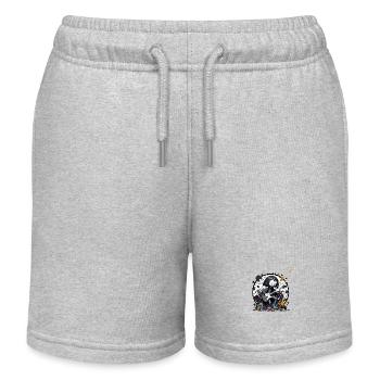 NEUE FORMEN GEHEN - Kinder Organic Joggingshorts Mini Bolter von Stanley/Stella - Grau meliert - Vorne