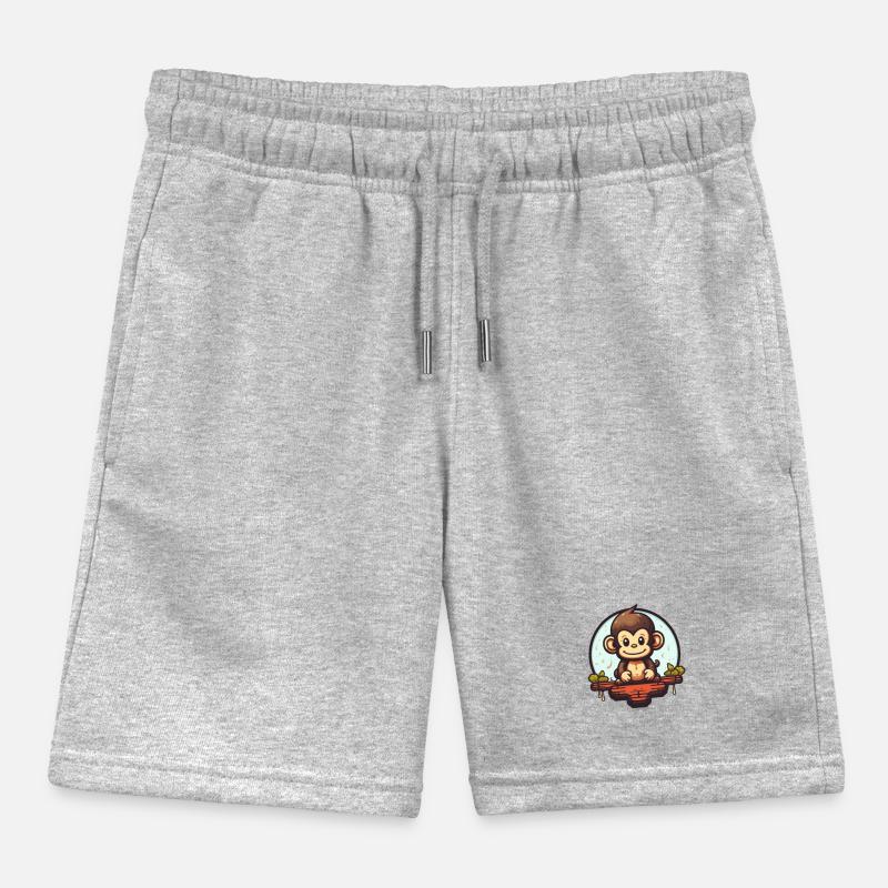 Affe Kinder Organic Joggingshorts Mini Bolter von Stanley/Stella