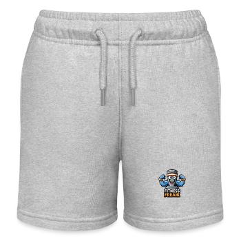 Fitness-Protein-Shake - Kinder Organic Joggingshorts Mini Bolter von Stanley/Stella - Grau meliert - Vorne