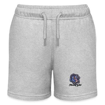 Fée Enfant Lune - Short de jogging enfant bio Stanley/Stella - gris chiné - Devant