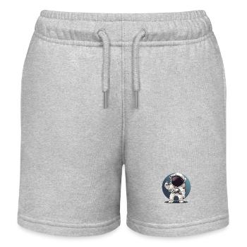 ASTRONAUTE VIBE MARS G - Short de jogging enfant bio Stanley/Stella - gris chiné - Devant