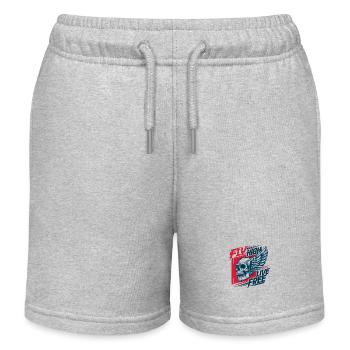 Fly high - Kids Organic Sweat Shorts by Stanley/Stella - heather grey - Front