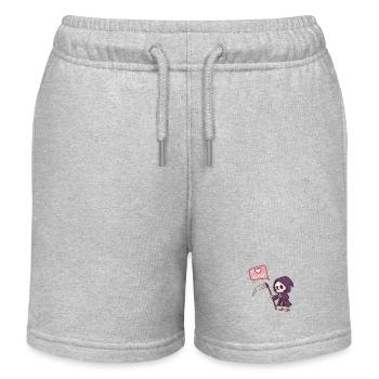faucheur mignon amour - Short de jogging enfant bio Stanley/Stella - gris chiné - Devant
