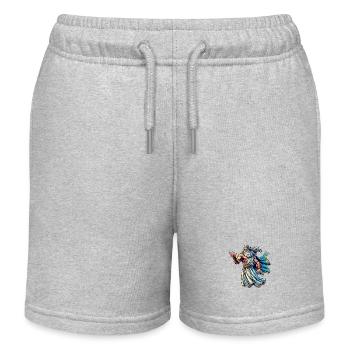 Bande dessinée Zeus 1 - Short de jogging enfant bio Stanley/Stella - gris chiné - Devant