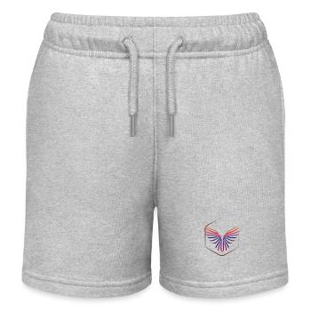 Freiheit - Kinder Organic Joggingshorts Mini Bolter von Stanley/Stella - Grau meliert - Vorne