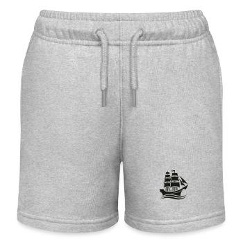 schiff - Kinder Organic Joggingshorts Mini Bolter von Stanley/Stella - Grau meliert - Vorne