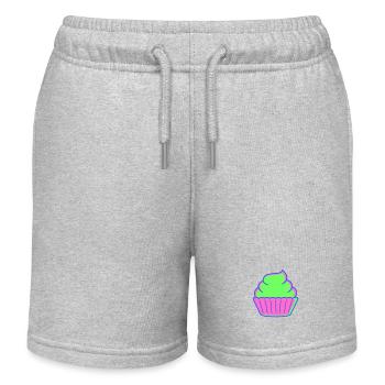 cupcake - Kinder Organic Joggingshorts Mini Bolter von Stanley/Stella - Grau meliert - Vorne