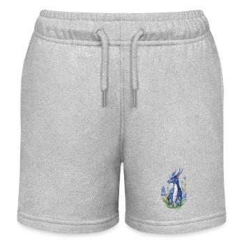 Texas Bluebonnets Dragon - Short de jogging enfant bio Stanley/Stella - gris chiné - Devant