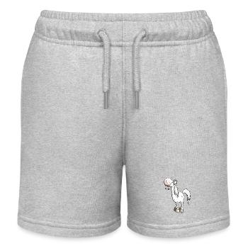Verträumtes Pferd - Pferde - Kinder Organic Joggingshorts Mini Bolter von Stanley/Stella - Grau meliert - Vorne