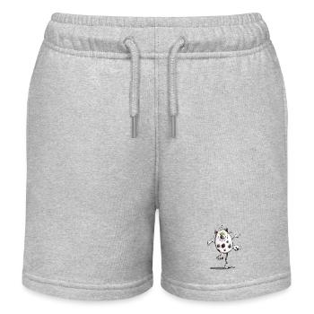 Mignon Chat - Short de jogging enfant bio Stanley/Stella - gris chiné - Devant