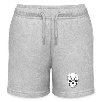 SKULL COMIC STYLE - Short de jogging enfant bio Stanley/Stella - gris chiné - Devant