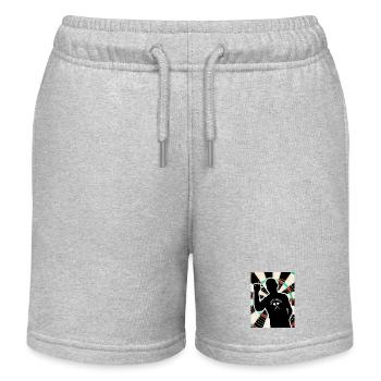 Darts Sport Dart meine Leidenschaft - Kinder Organic Joggingshorts Mini Bolter von Stanley/Stella - Grau meliert - Vorne