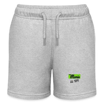 OMA. MUTTERTAG. ALLES GUTE ZUM OMA-TAG. ICH LIEBE DICH - Kinder Organic Joggingshorts Mini Bolter von Stanley/Stella - Grau meliert - Vorne