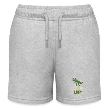 PASSEZ AU NIVEAU SUPÉRIEUR - Short de jogging enfant bio Stanley/Stella - gris chiné - Devant