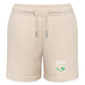 Climate change Environment Environmental protection - Kids Organic Sweat Shorts by Stanley/Stella - soft Ecru - Front